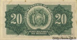 20 Bolivianos BOLIVIA  1928 P.131 MBC+