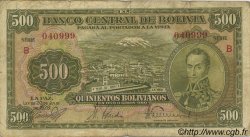 500 Bolivianos BOLIVIA  1928 P.134 F