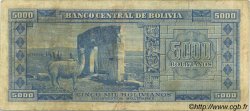 5000 Bolivianos BOLIVIA  1945 P.145 MB a BB