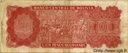 100 Pesos Bolivianos BOLIVIA  1962 P.164a MB