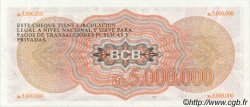 5000000 Pesos Bolivianos BOLIVIA  1985 P.191a q.FDC