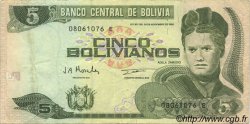 5 Bolivianos BOLIVIA  1998 P.203c MBC