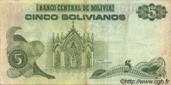5 Bolivianos BOLIVIA  1998 P.203c VF