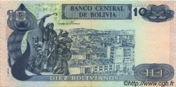 10 Bolivianos BOLIVIA  1987 P.204a SPL+