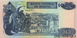 10 Bolivianos BOLIVIEN  1987 P.204a ST