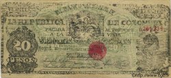 20 Pesos COLOMBIA  1900 P.276b VF