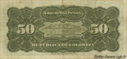 50 Pesos COLOMBIA  1910 P.317 VF