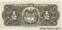 1/2 Peso Oro Petit numéro COLOMBIA  1948 P.345a UNC-