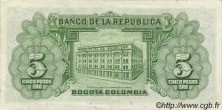5 Pesos Oro COLOMBIA  1953 P.399a EBC