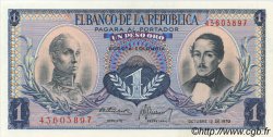 1 Peso Oro COLOMBIA  1970 P.404e UNC