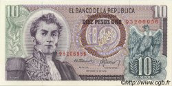 10 Pesos Oro COLOMBIA  1970 P.407d UNC