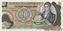 20 Pesos Oro KOLUMBIEN  1969 P.409a VZ+