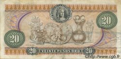20 Pesos Oro COLOMBIA  1975 P.409c VF