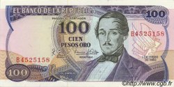 100 Pesos Oro COLOMBIA  1980 P.418c UNC