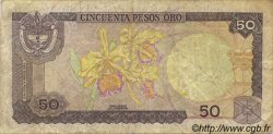 50 Pesos Oro COLOMBIA  1983 P.422b MB