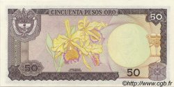 50 Pesos Oro COLOMBIA  1983 P.422b FDC
