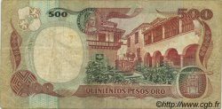 500 Pesos Oro COLOMBIA  1981 P.423a F