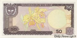 50 Pesos Oro COLOMBIA  1986 P.425b UNC