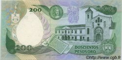 200 Pesos Oro COLOMBIA  1988 P.429d UNC-