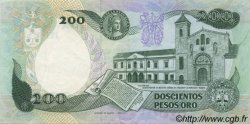 200 Pesos Oro COLOMBIA  1989 P.429d EBC