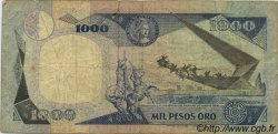 1000 Pesos Oro COLOMBIA  1990 P.432 RC+