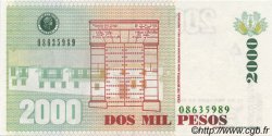 2000 Pesos COLOMBIA  2004 P.451h FDC