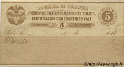 5 Centavos Non émis COLOMBIA  1890 PS.---