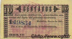10 Centavos COLOMBIA  1901 PS.1021b SPL