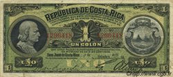 1 Colon COSTA RICA  1914 P.143 SS