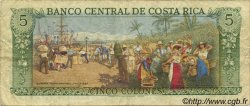 5 Colones COSTA RICA  1983 P.236d BC