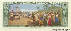 5 Colones COSTA RICA  1992 P.236e ST