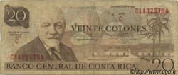 20 Colones COSTA RICA  1980 P.238c RC+