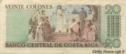 20 Colones COSTA RICA  1982 P.238c EBC