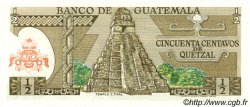 50 Centavos de Quetzal GUATEMALA  1975 P.058b UNC