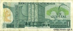 1 Quetzal GUATEMALA  1973 P.059a VF-