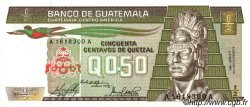 50 Centavos de Quetzal GUATEMALA  1983 P.065 q.FDC