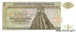50 Centavos de Quetzal GUATEMALA  1986 P.065 UNC