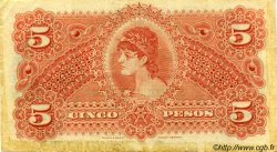 5 Pesos GUATEMALA  1917 PS.102c VF+