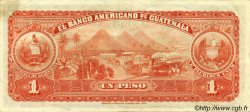 1 Peso GUATEMALA  1917 PS.111b MBC+