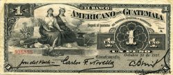 1 Peso GUATEMALA  1918 PS.111b SPL a AU