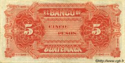 5 Pesos GUATEMALA  1905 PS.143b VF