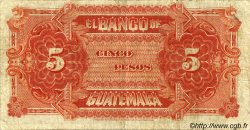 5 Pesos GUATEMALA  1915 PS.143c BB
