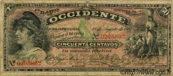 50 Centavos GUATEMALA  1900 PS.172 F+
