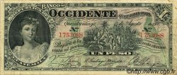 1 Peso GUATEMALA  1900 PS.175a BC a MBC