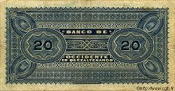 20 Pesos GUATEMALA  1914 PS.179 MBC