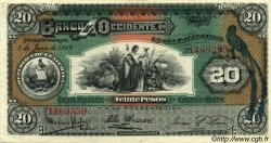 20 Pesos GUATEMALA  1919 PS.179 fVZ