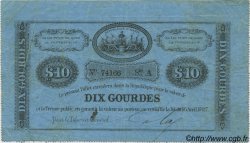 10 Gourdes HAÏTI  1827 P.036 TTB