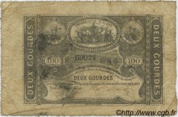 2 Gourdes HAÏTI  1827 P.042 q.MB