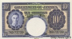 10 Shillings JAMAICA  1960 P.46 XF+