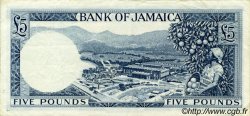 5 Pounds JAMAICA  1967 P.52d VF+
